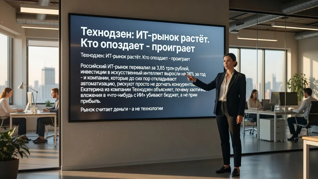 Технодзен: ИТ-рынок растёт. Кто опоздает - проиграет